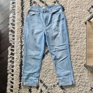 Madewell curvy perfect vintage jeans